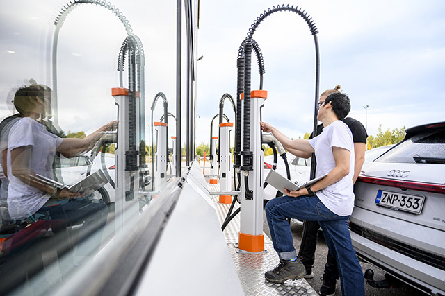 Kempower lab charging field